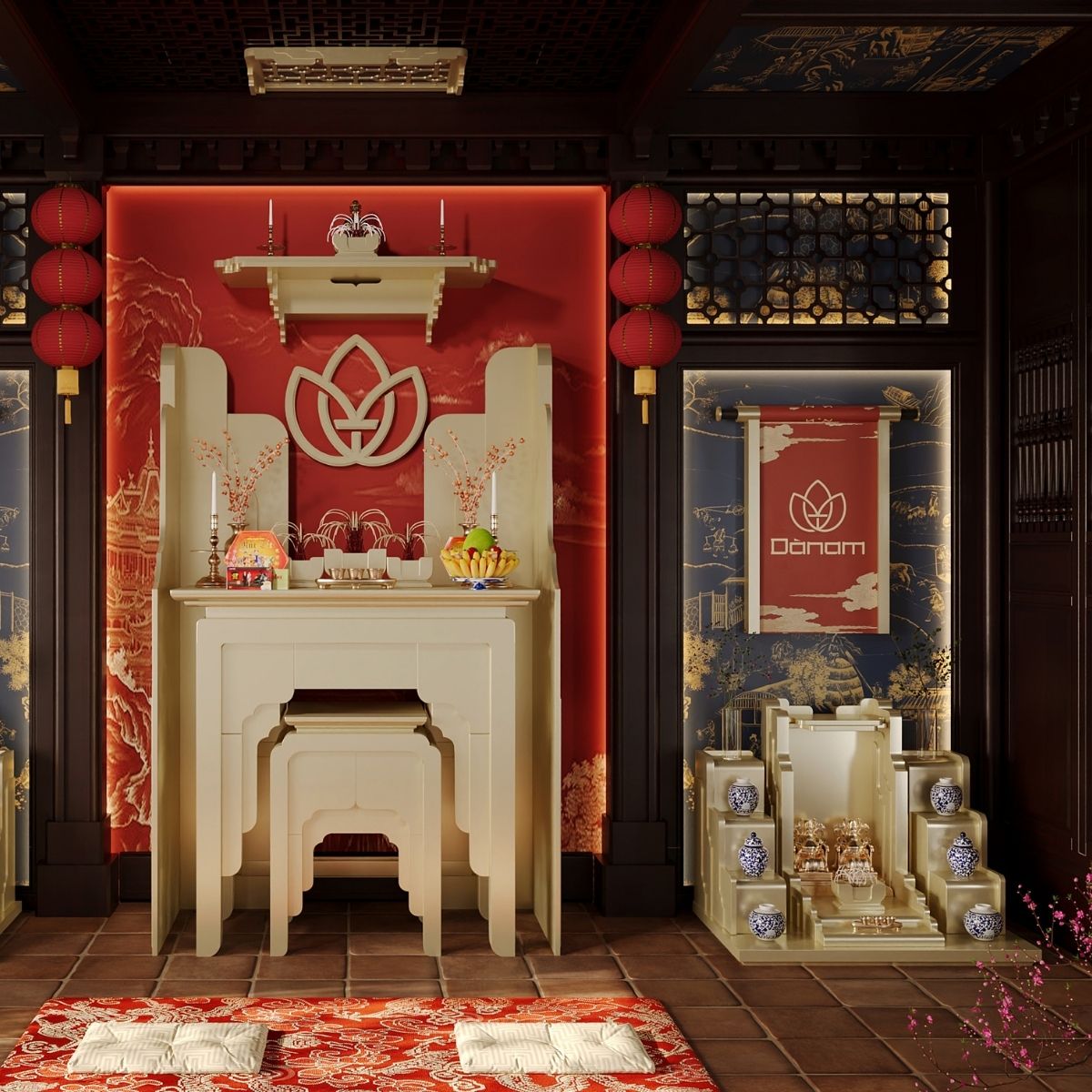 an tâm thờ tự