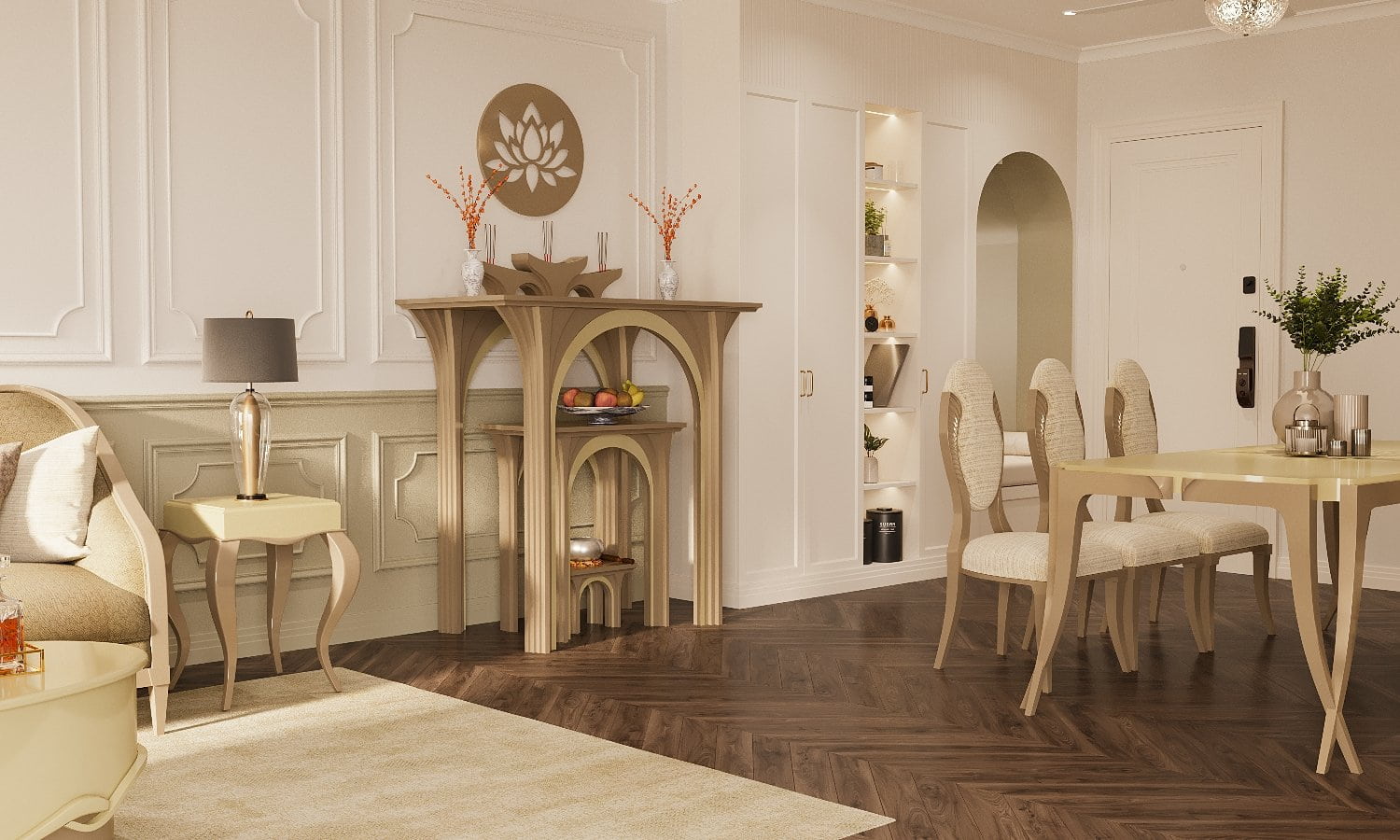 Bàn thờ gia tiên Nhật Quang