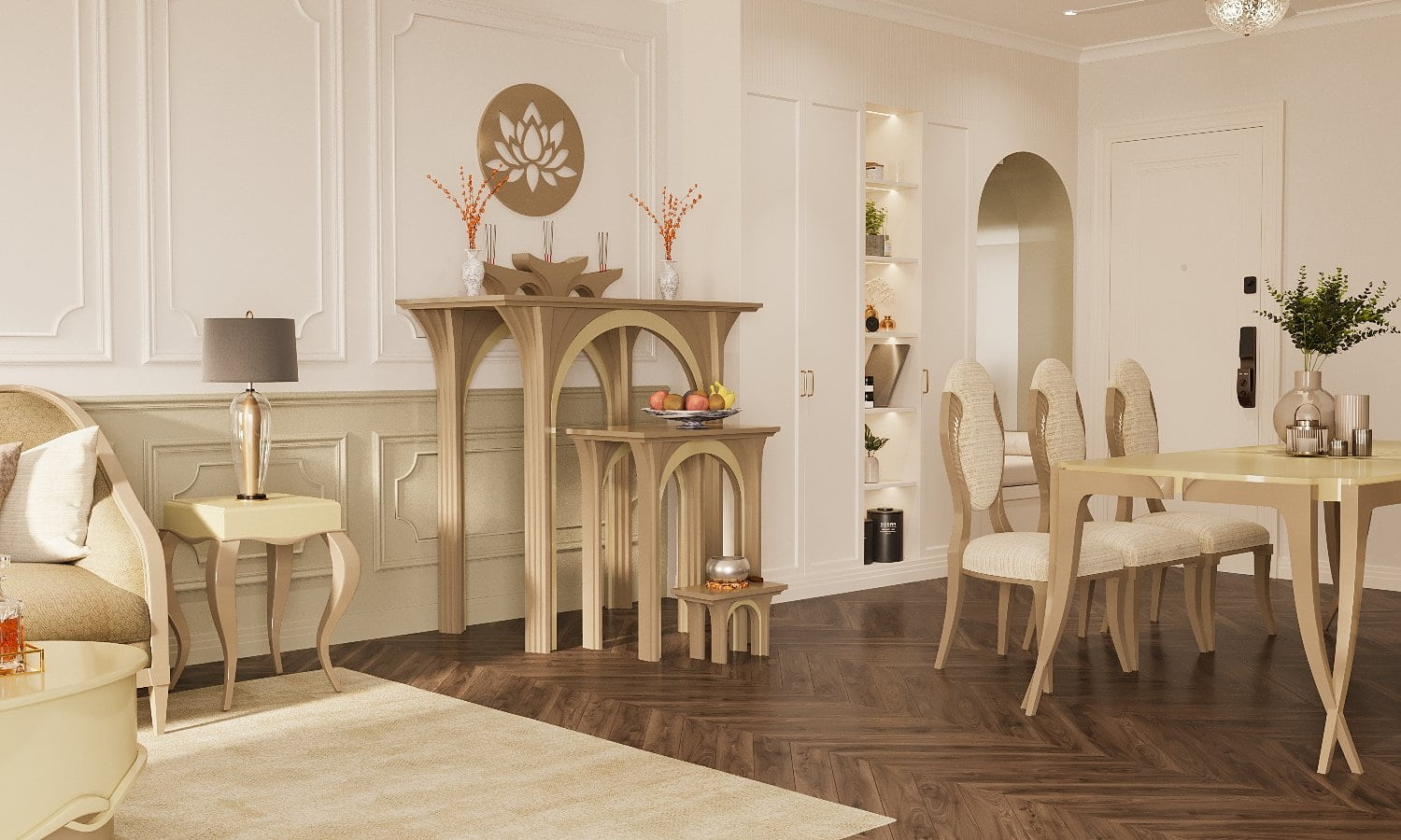 Bàn thờ gia tiên Nhật Quang