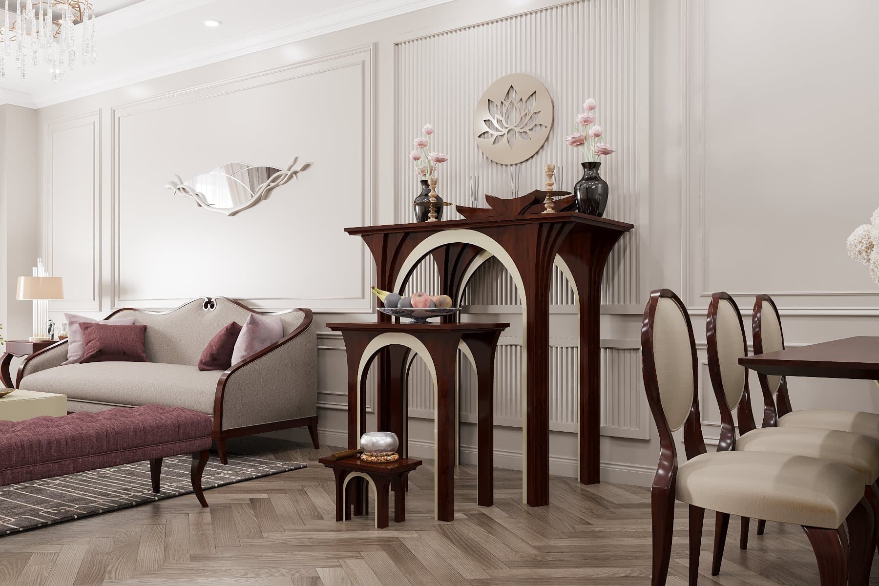 Bàn thờ gia tiên Nhật Quang