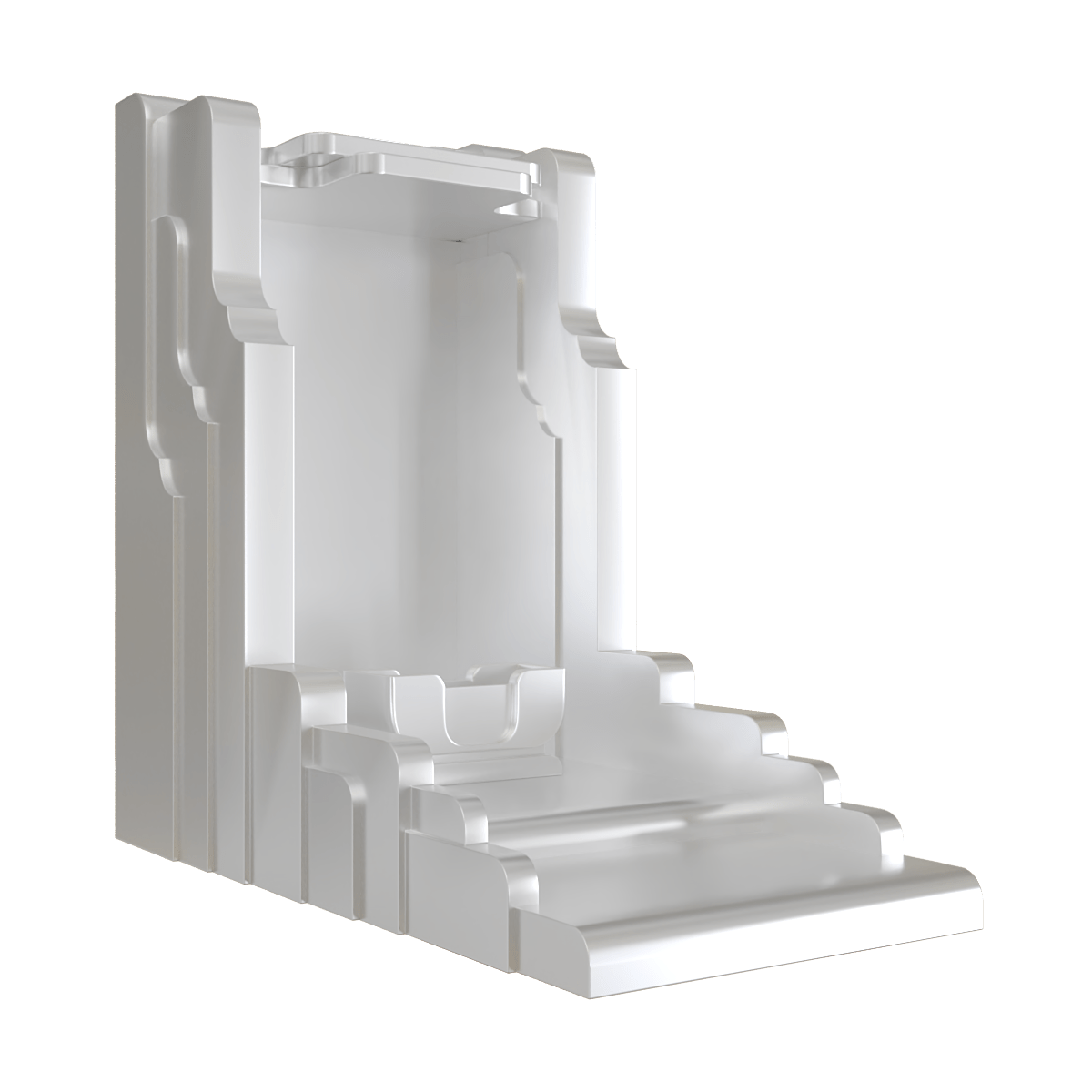 bàn thờ thần tài nghinh sơn trắng tuyết góc nghiêng