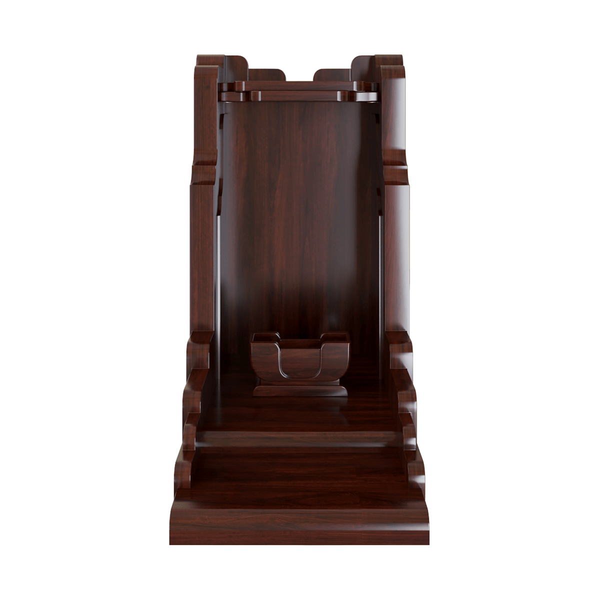 bàn thờ thần tài nghinh sơn nâu vang