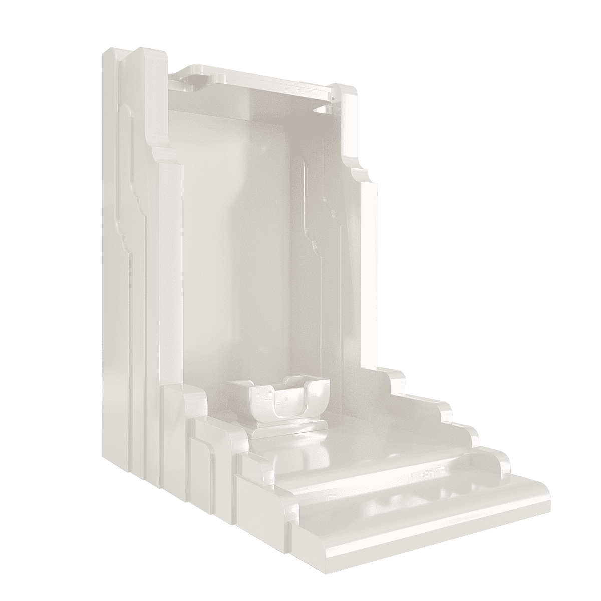 Bàn thờ thần tài Nghinh Sơn màu trắng sứ