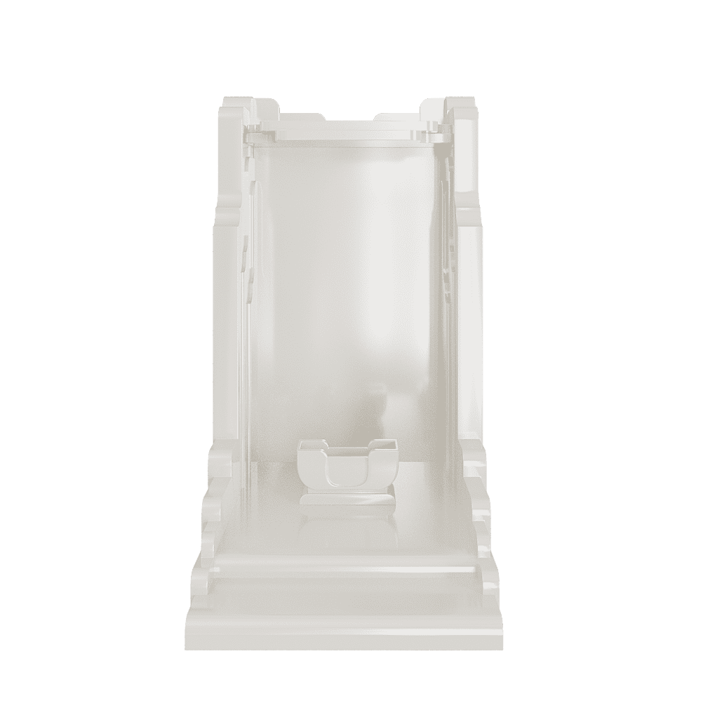 Bàn thờ thần tài Nghinh Sơn màu trắng sứ