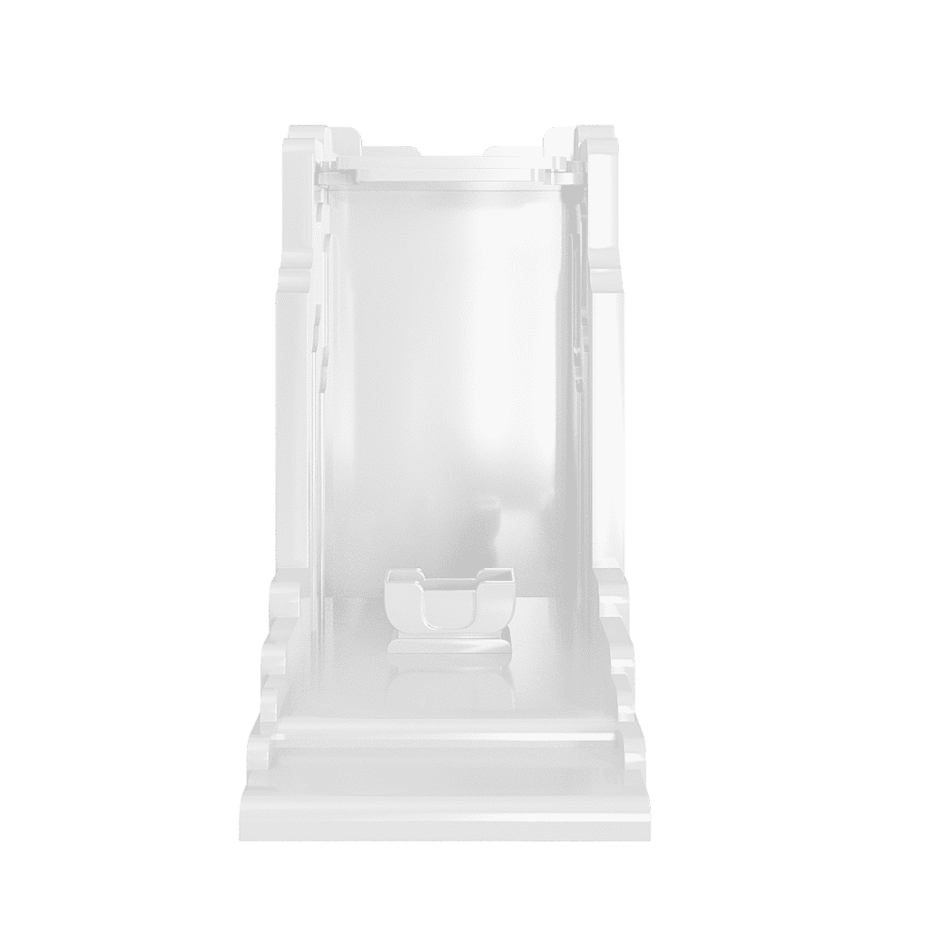 Bàn thờ thần tài Nghinh Sơn màu trắng tuyết