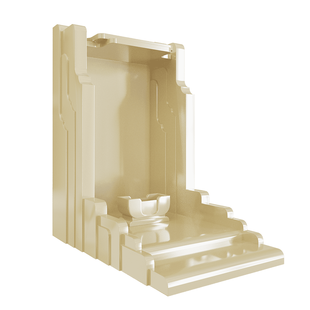 Bàn thờ thần tài Nghinh Sơn màu vàng kim