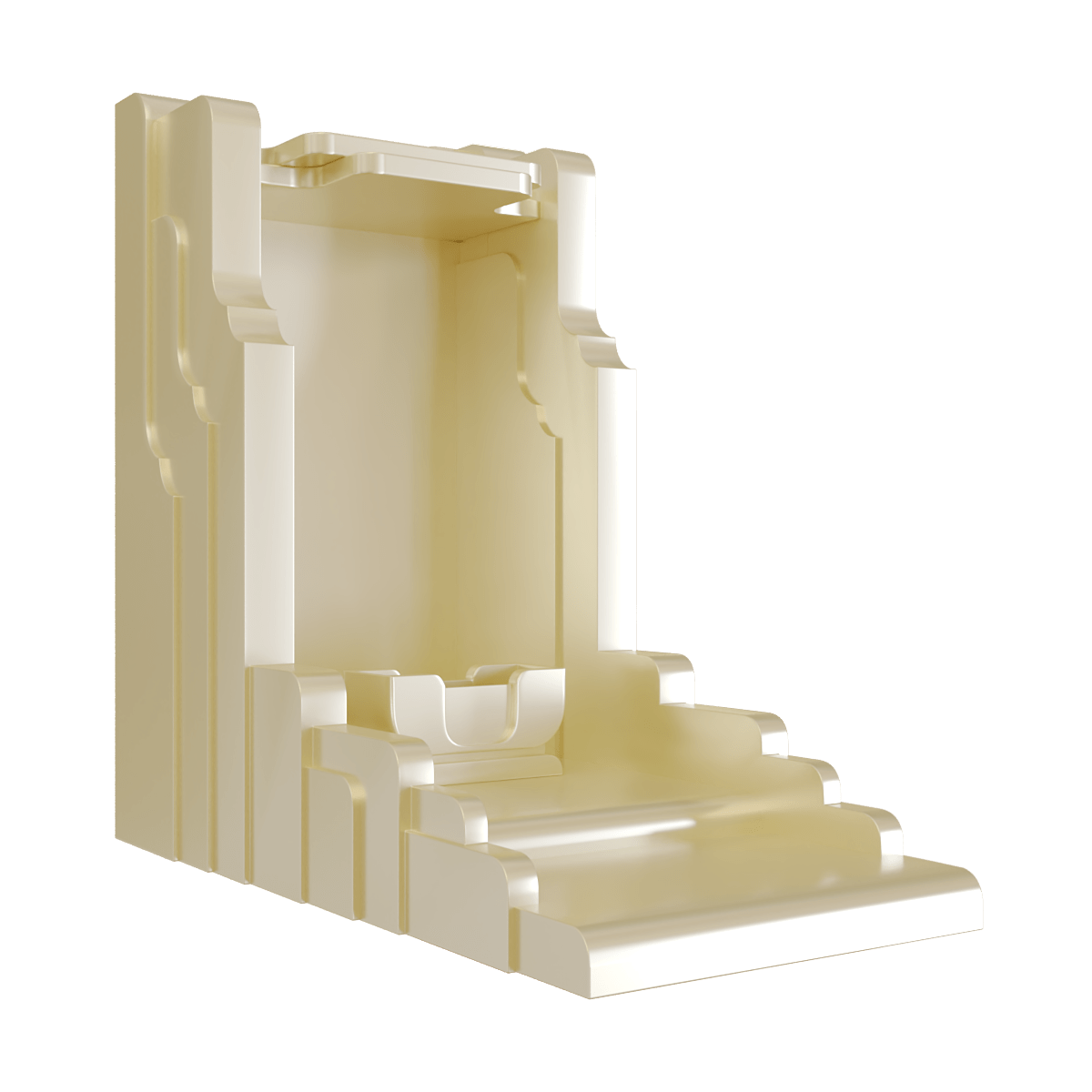 bàn thờ thần tài nghinh sơn vàng kim góc nghiêng