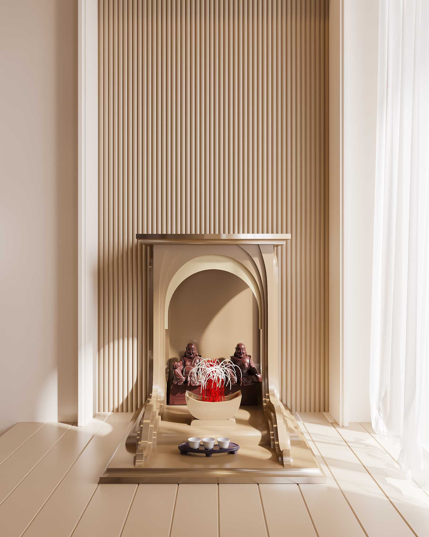 Bàn thờ thần tài Nhật Quang