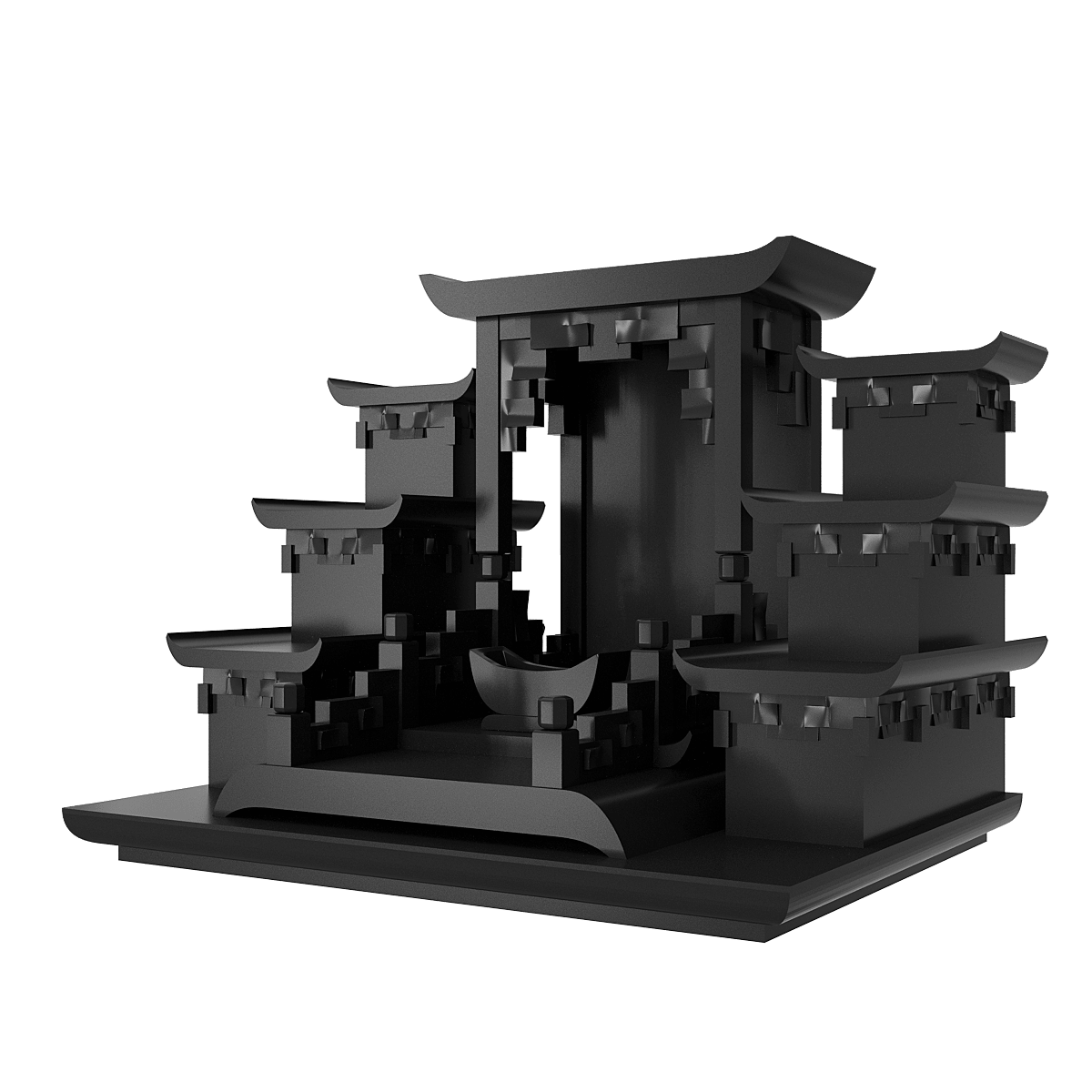 ban-tho-than-tai-tam-cap-thien-an-den-huyen-02 bàn thờ thần tài tam cấp thiên an đen huyền góc nghiêng