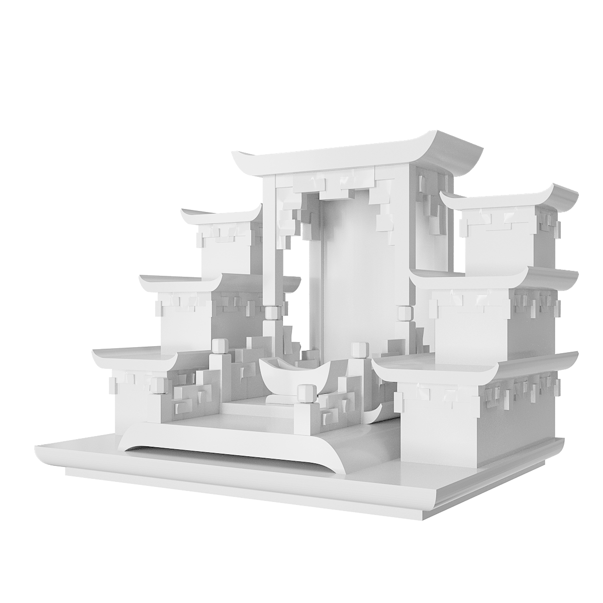 ban-tho-than-tai-tam-cap-thien-an-trang-tuyet-02 bàn thờ thần tài tam cấp thiên an trắng tuyết góc nghiêng