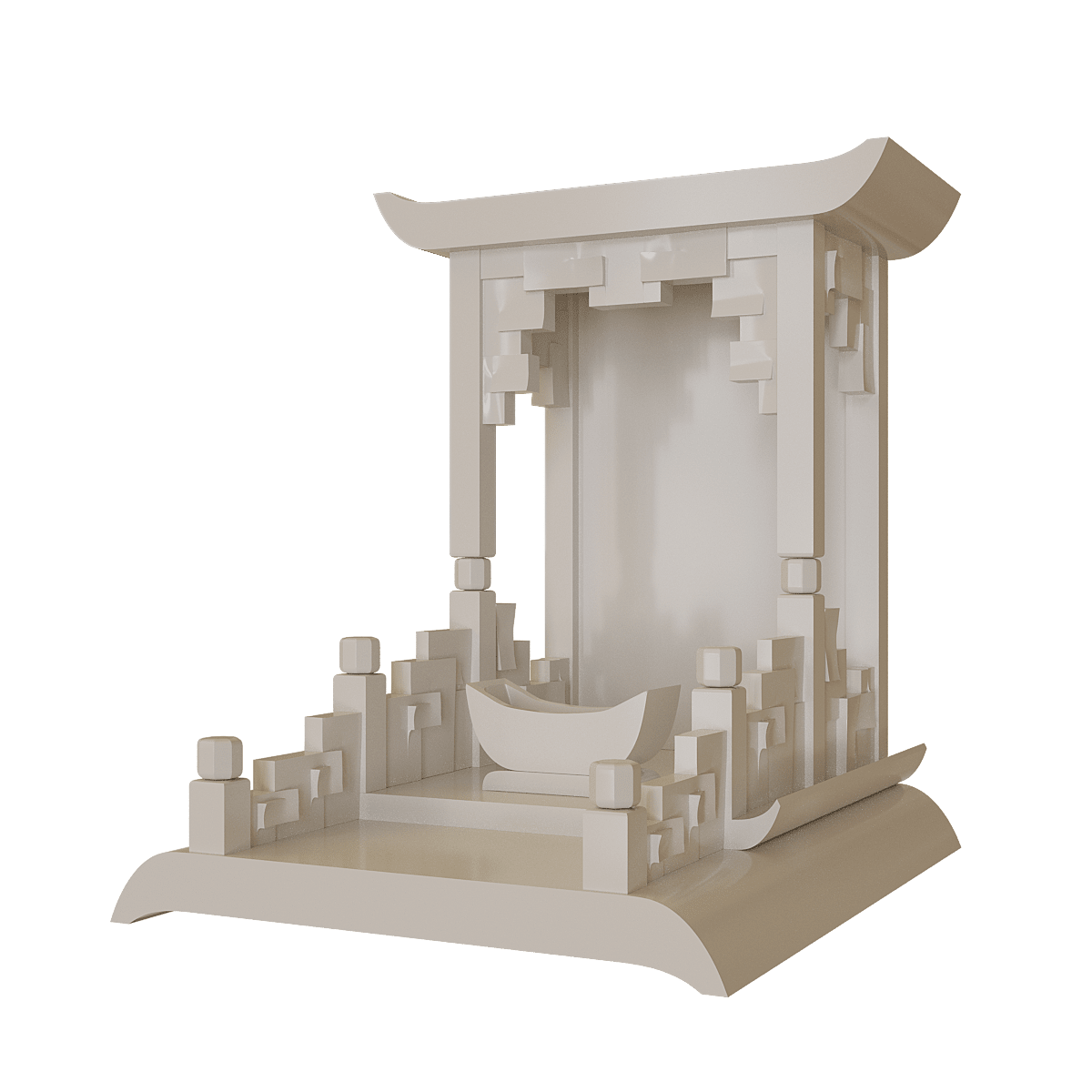 ban-tho-thien-an-trang-su(1) Bàn thờ thiên an trắng sứ góc nghiêng