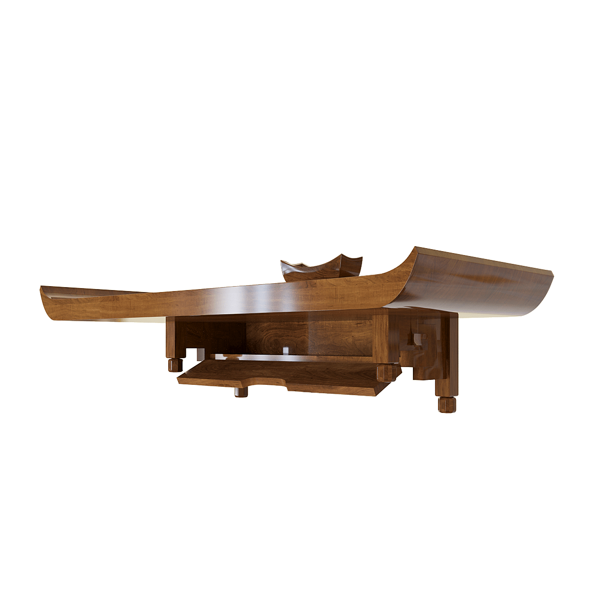 Bàn thờ treo Thiên An màu nâu bách