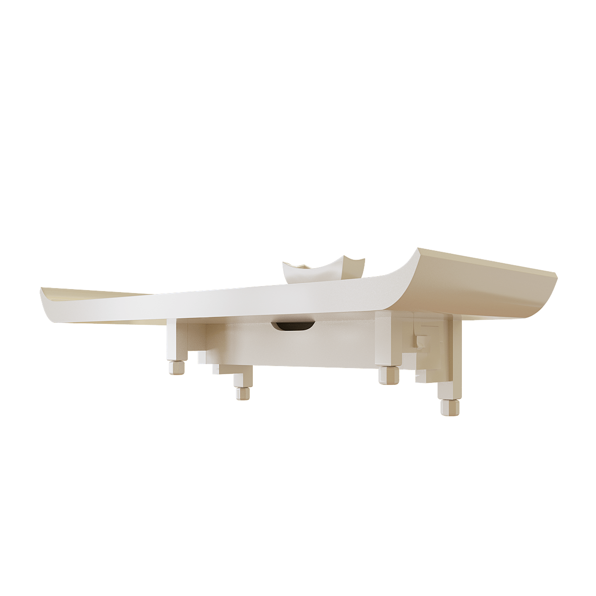 Bàn thờ treo Thiên An màu trắng sứ