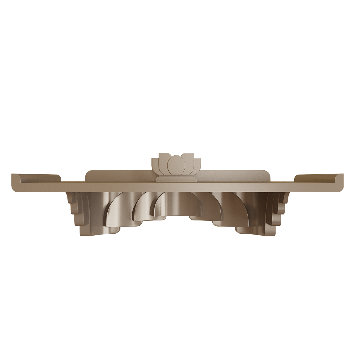 Bàn thờ treo Vạn Liên màu nâu kim