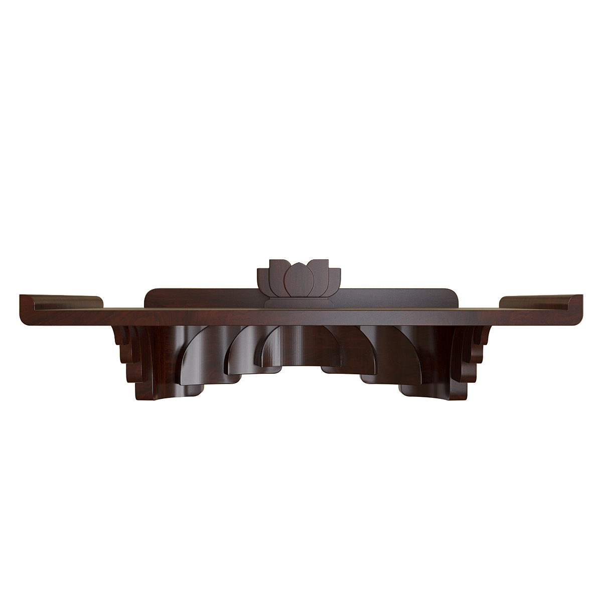 Bàn thờ treo Vạn Liên màu nâu vang