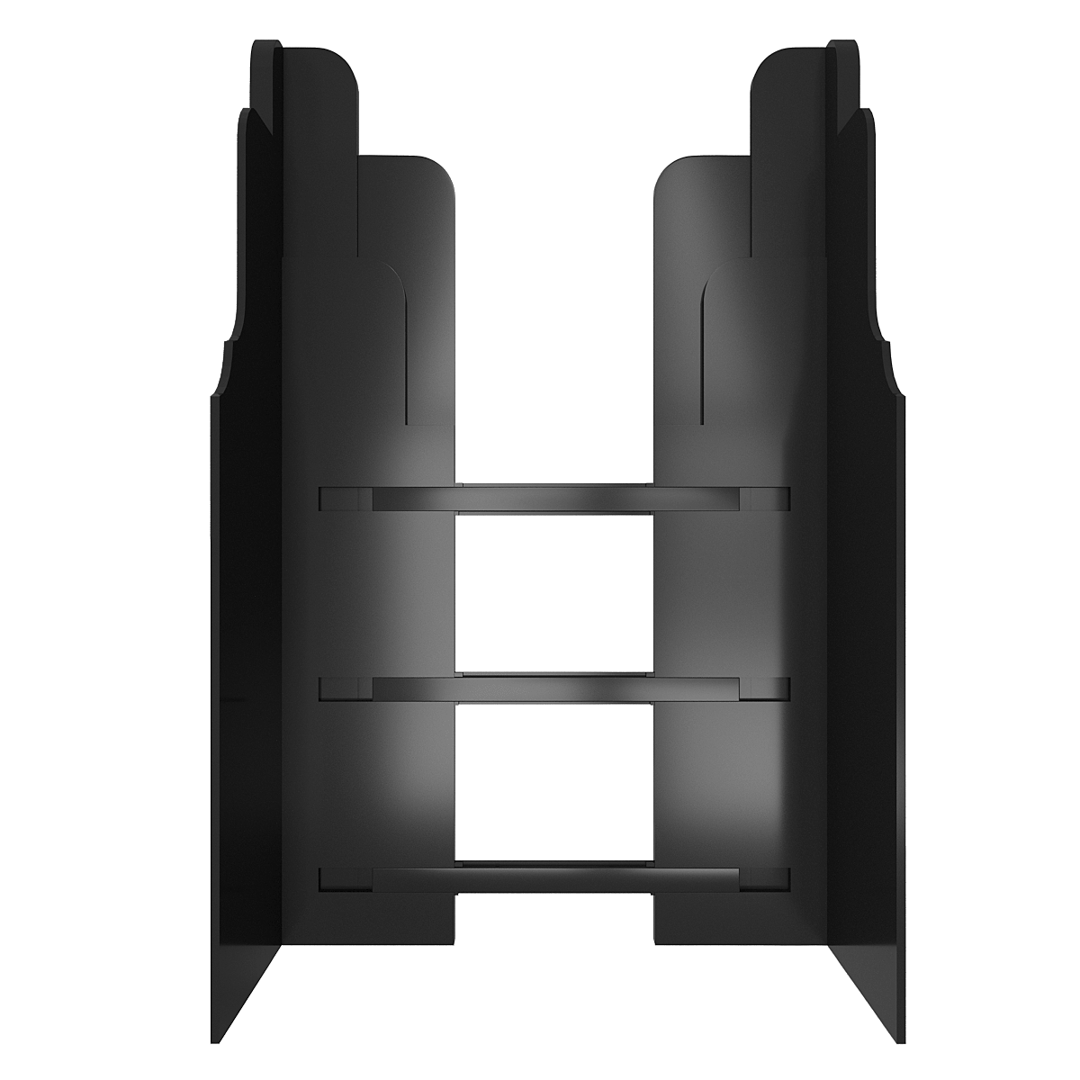 vách bàn thờ nghinh sơn đen huyền góc chính diện