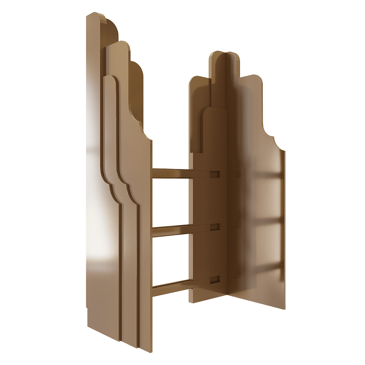 vách bàn thờ nghinh sơn nâu kim góc nghiêng