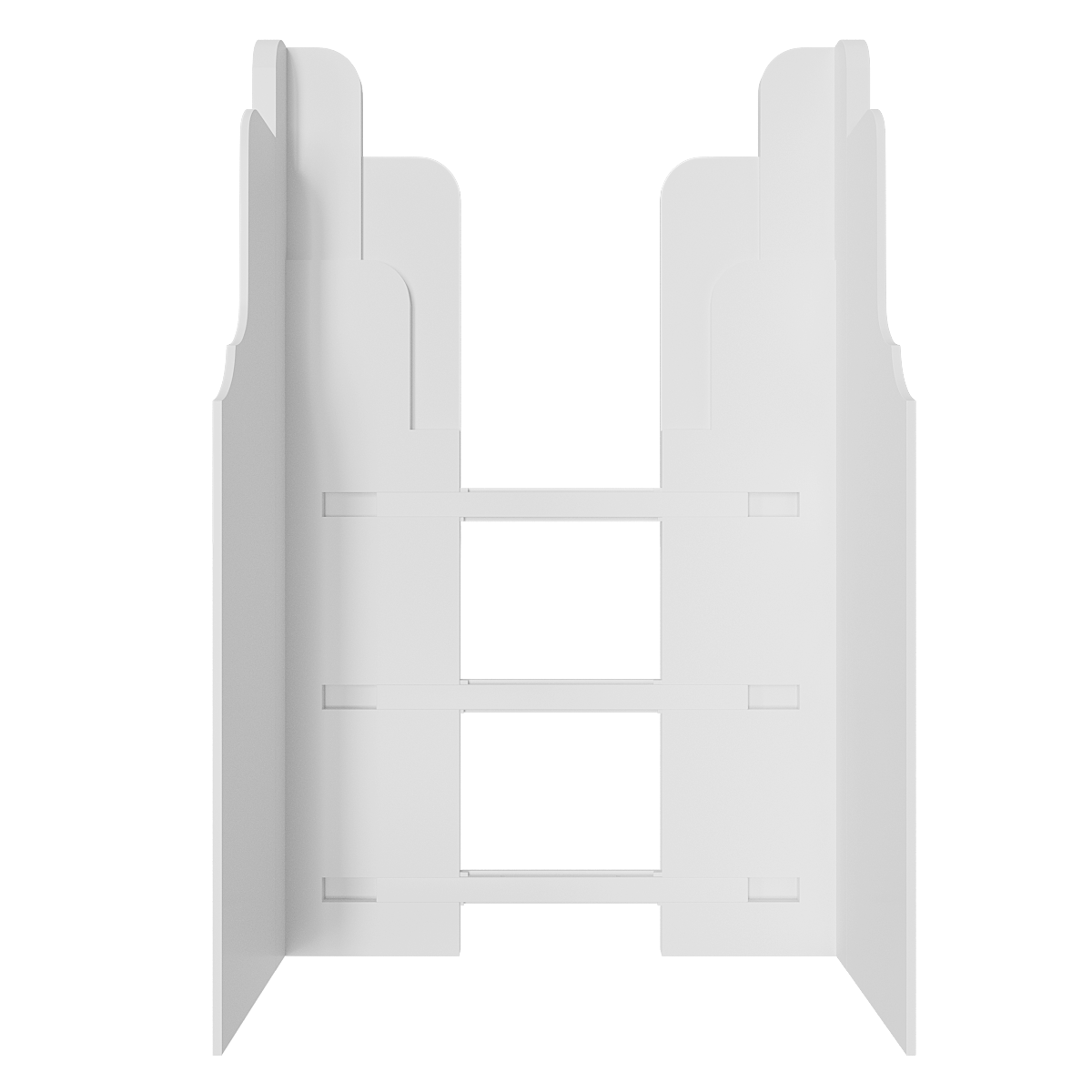 vách bàn thờ nghinh sơn trắng tuyết góc chính diện