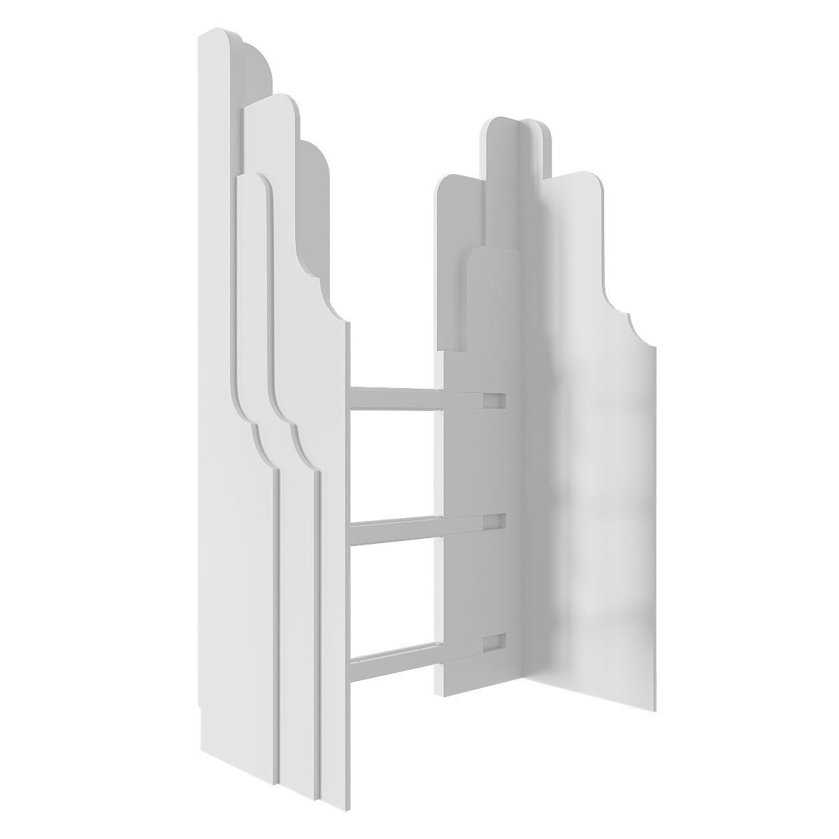 vách bàn thờ nghinh sơn trắng tuyết góc nghiêng