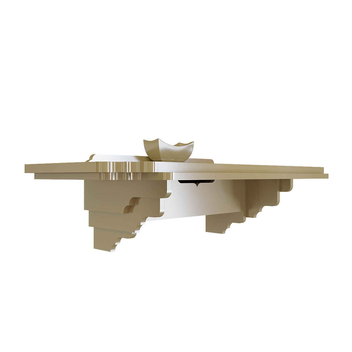 bàn thờ treo Nghinh Sơn màu vàng kim