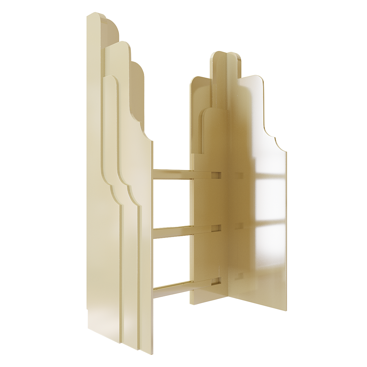 vách bàn thờ Nghinh Sơn màu vàng kim