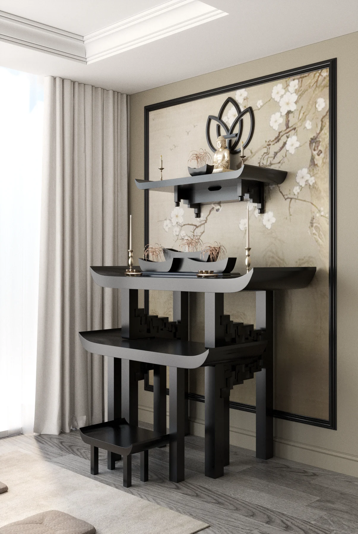 Giải đáp các linh lượng của bàn thờ Dànam tại nhà riêng của gia chủ