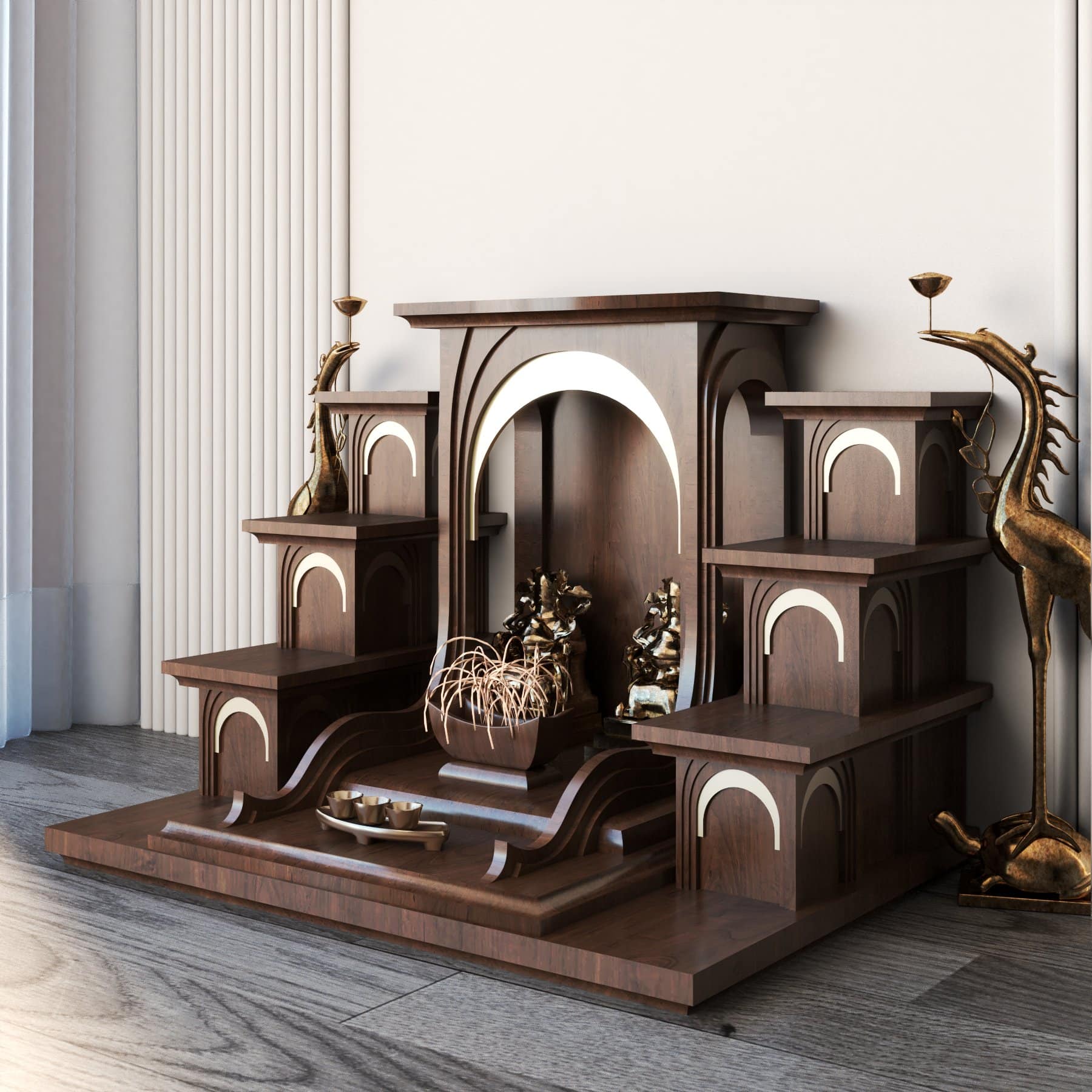 bac-tam-cap-nhat-quang-nau-bach-02 Khung cảnh bậc tam cấp Vạn Liên nâu bách góc nghiêng