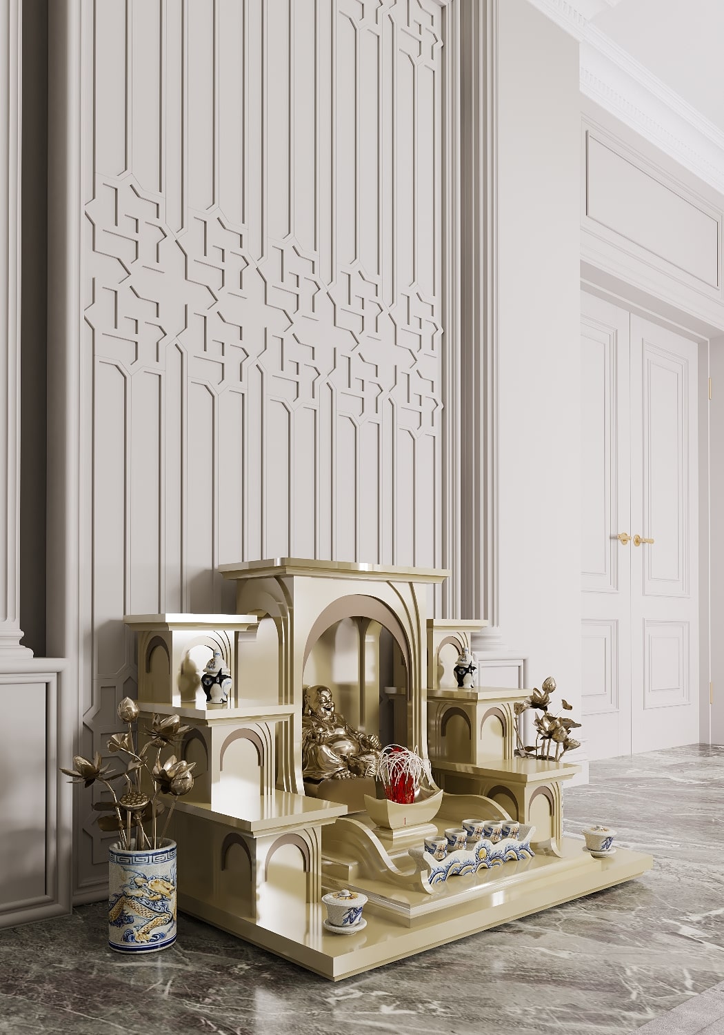 bac-tam-cap-nhat-quang-vang-kim-05 Khung cảnh bậc tam cấp Vạn Liên vàng kim góc nghiêng