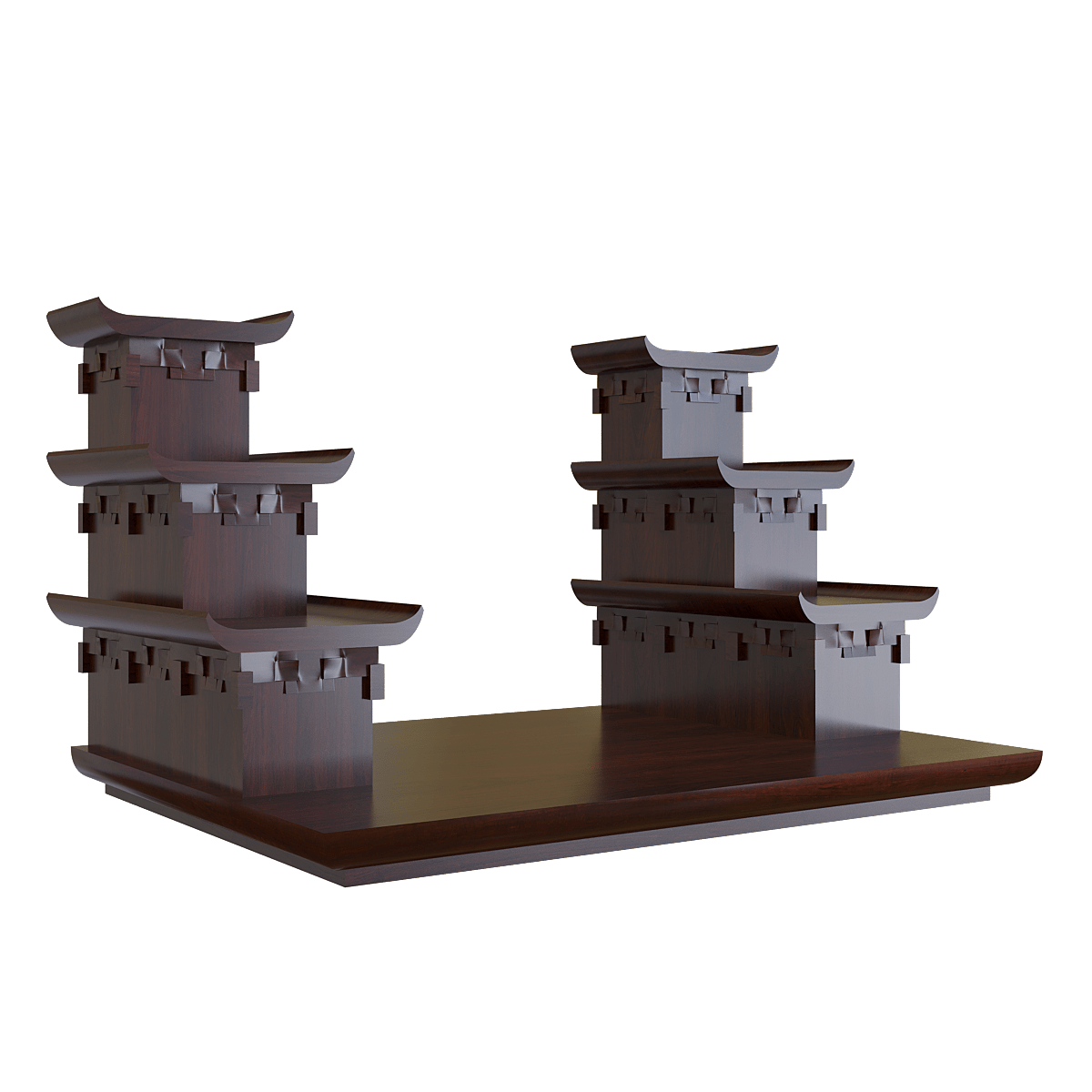 bac-tam-cap-thien-an-nau-vang-02 Bậc tam cấp Thiên An nâu vang góc nghiêng