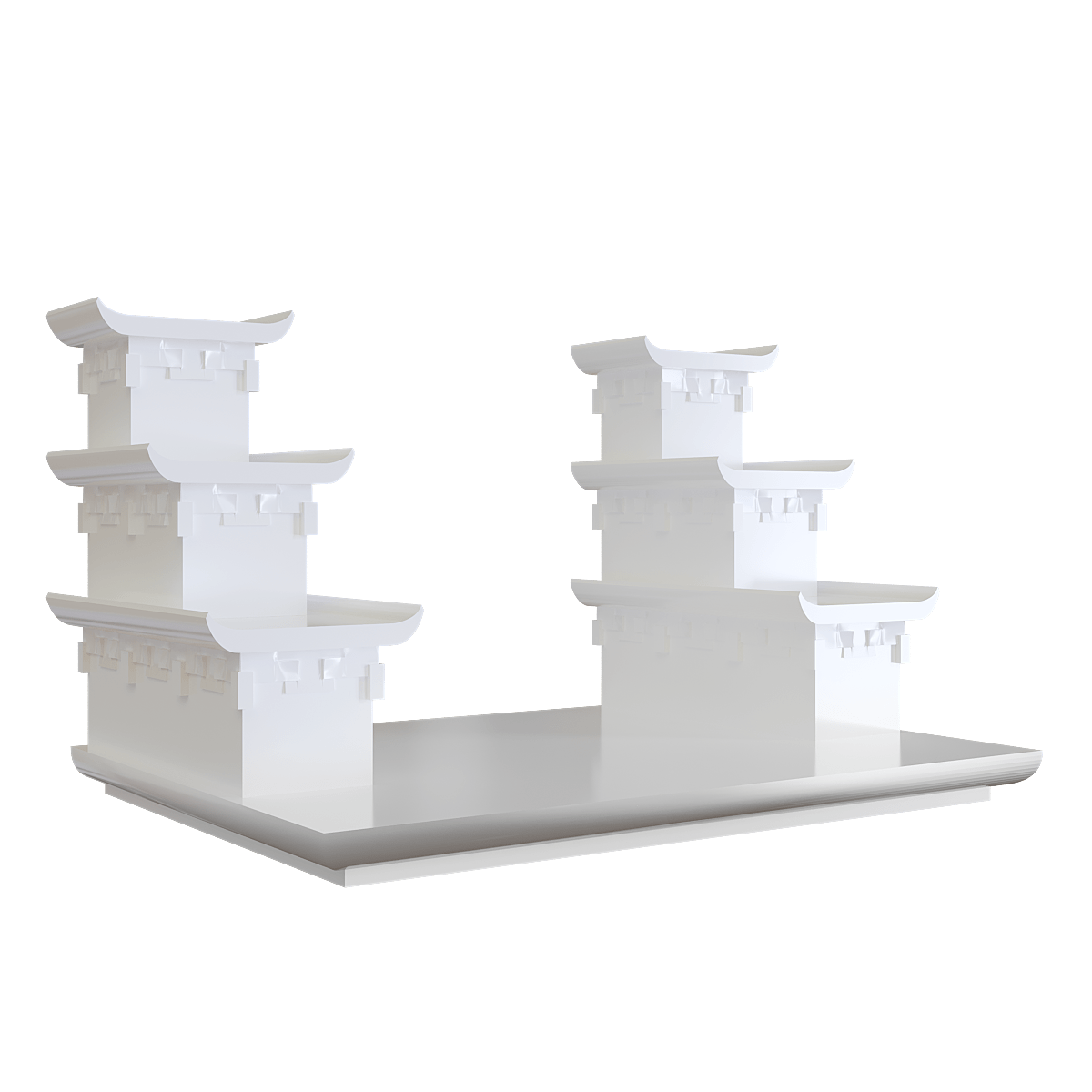 bac-tam-cap-thien-an-trang-tuyet-02 Bậc tam cấp Thiên An trắng tuyết góc nghiêng