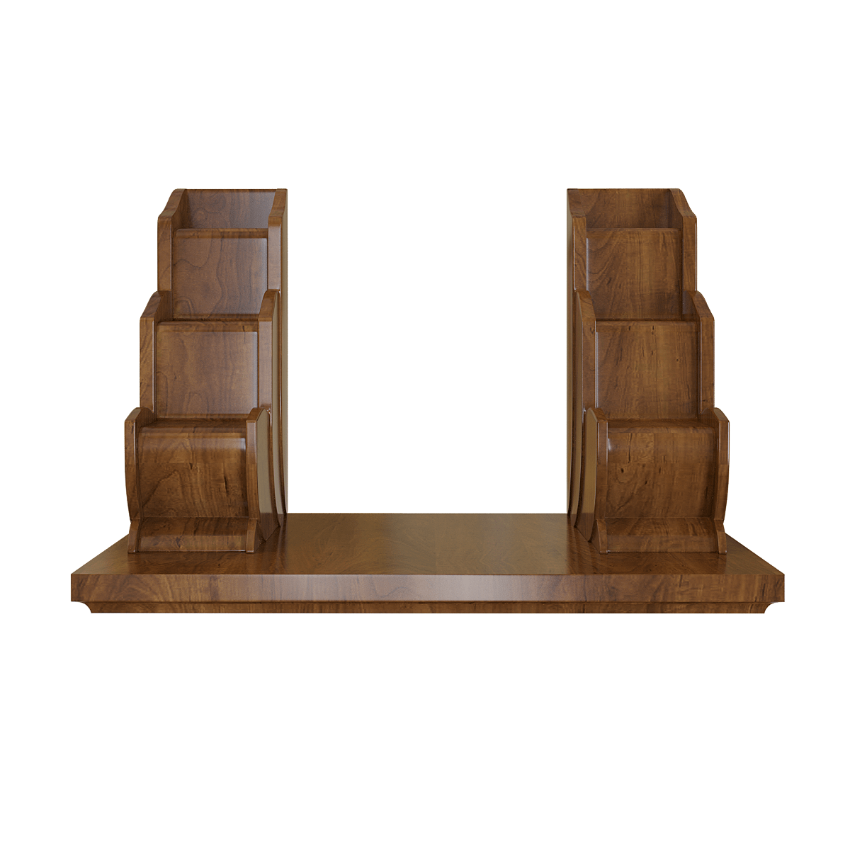 bac-tam-cap-van-lien-nau-bach-04 Bậc tam cấp Vạn Liên nâu bách góc chính diện