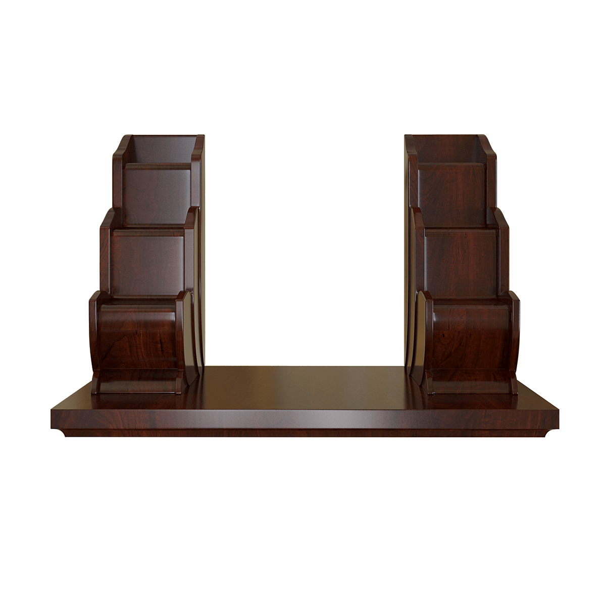 bac-tam-cap-van-lien-nau-vang-01 Bậc tam cấp Vạn Liên nâu vang góc chính diện