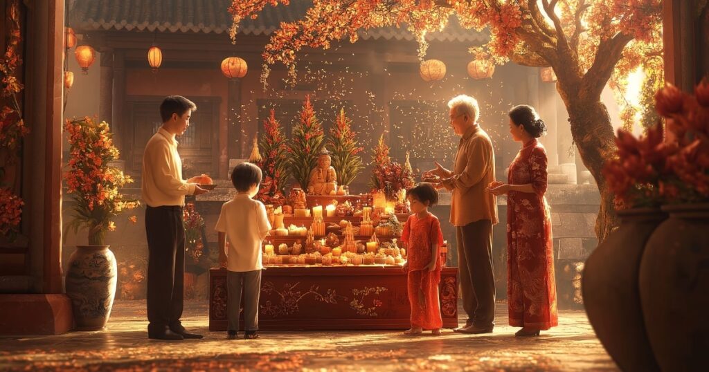 Văn khấn cúng bái gia tiên