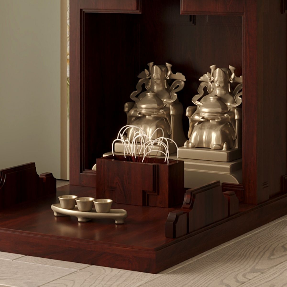 an tâm thờ tự