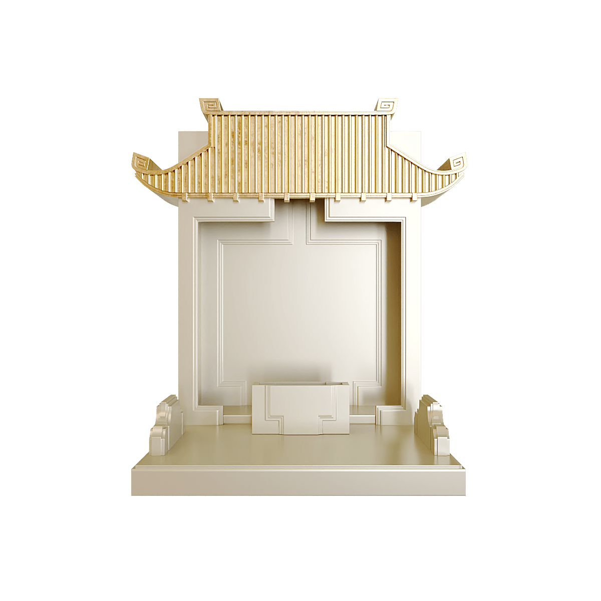 Bàn thờ mãn đường dát vàng vàng kim