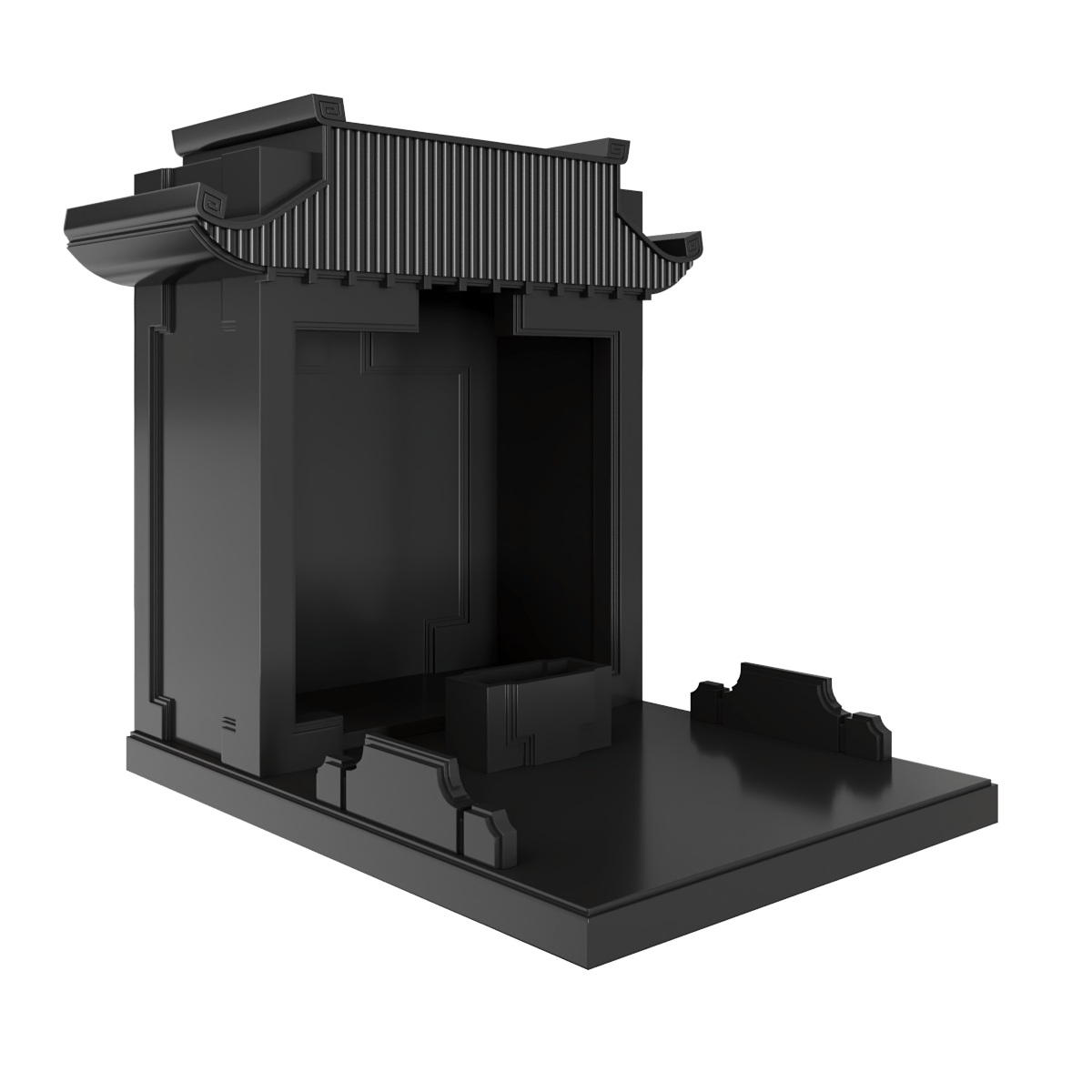 Bàn thờ mãn đường đen huyền 1