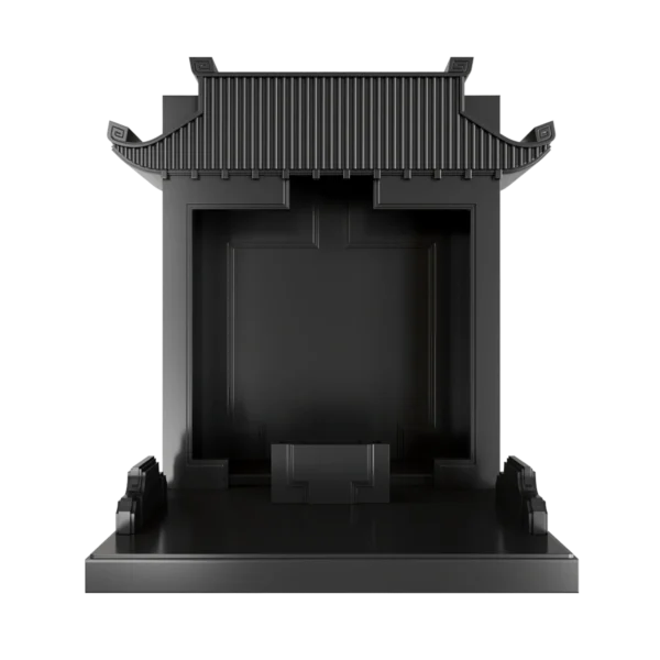 Bàn thờ mãn đường đen huyền