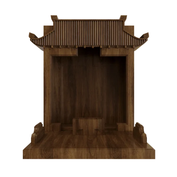 Bàn thờ mãn đường nâu bách