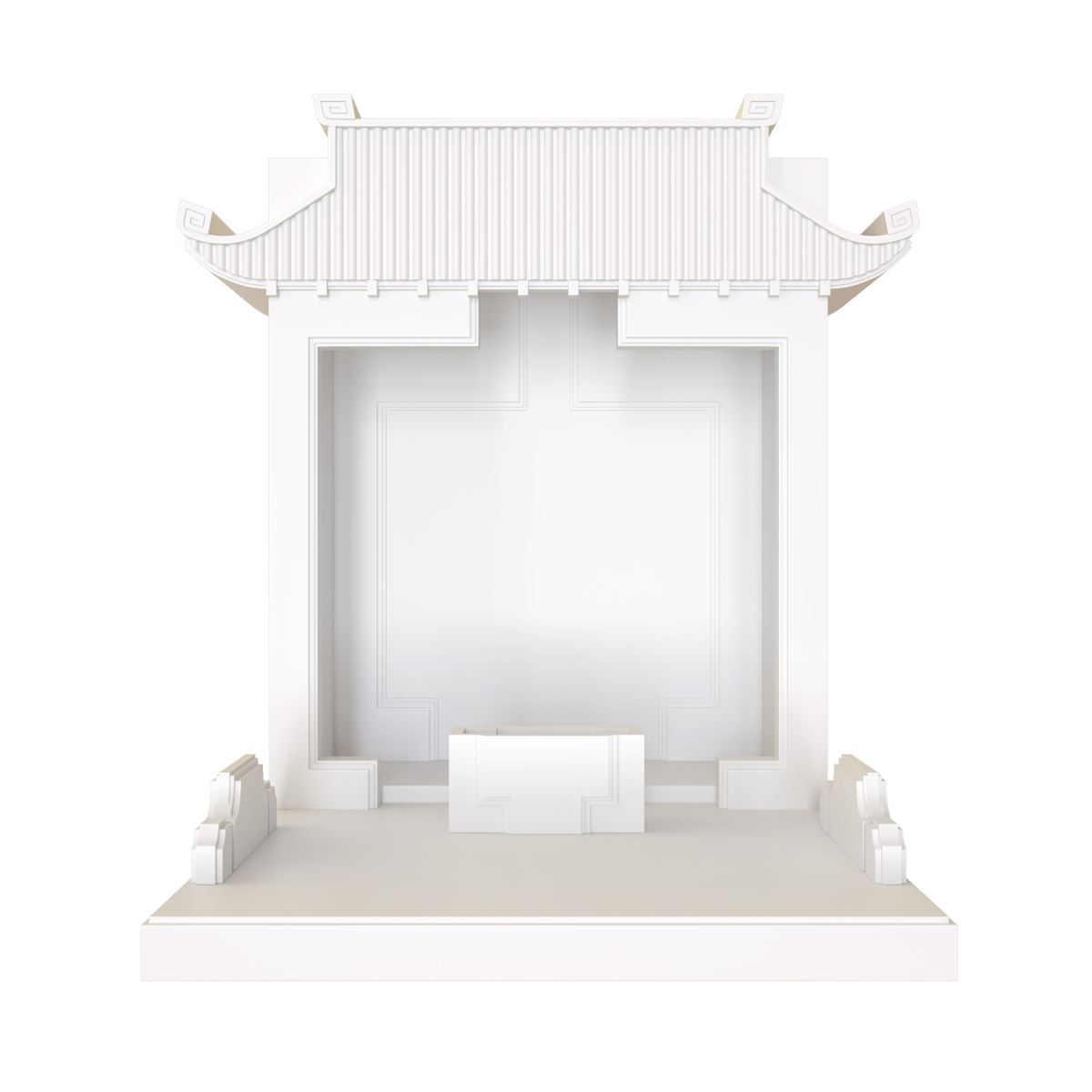 Bàn thờ mãn đường trắng sứ