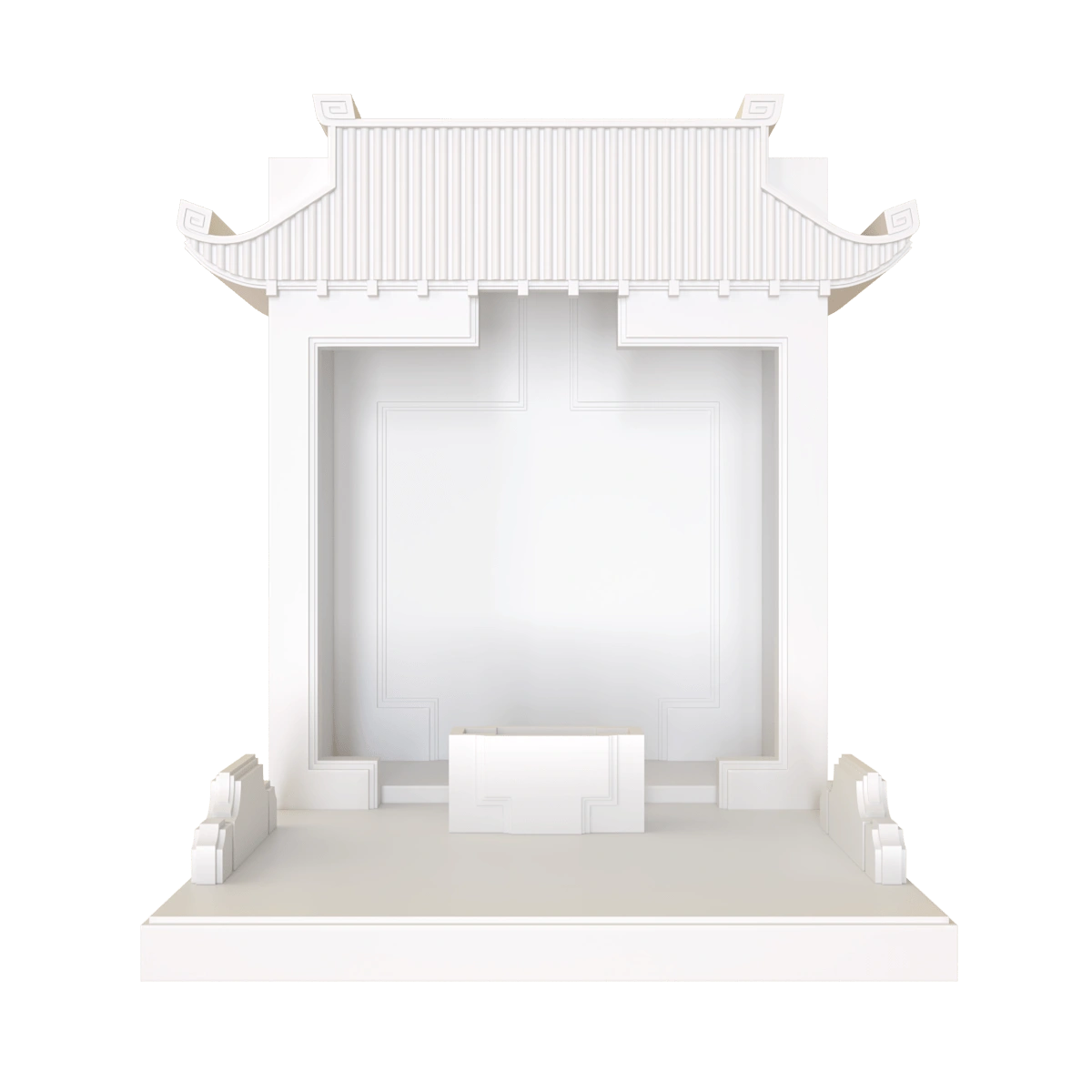 Bàn thờ mãn đường trắng sứ