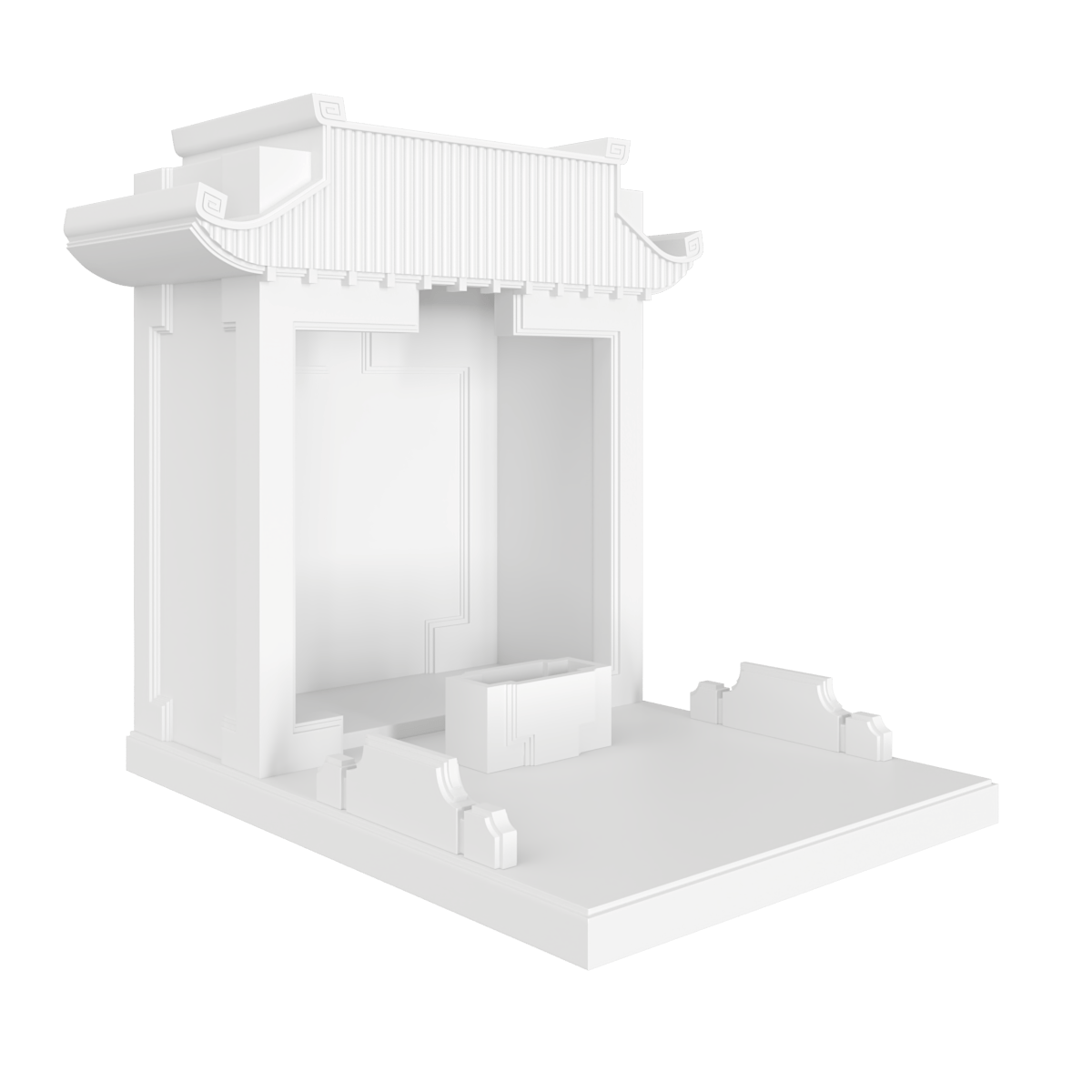 Bàn thờ mãn đường trắng tuyết 1