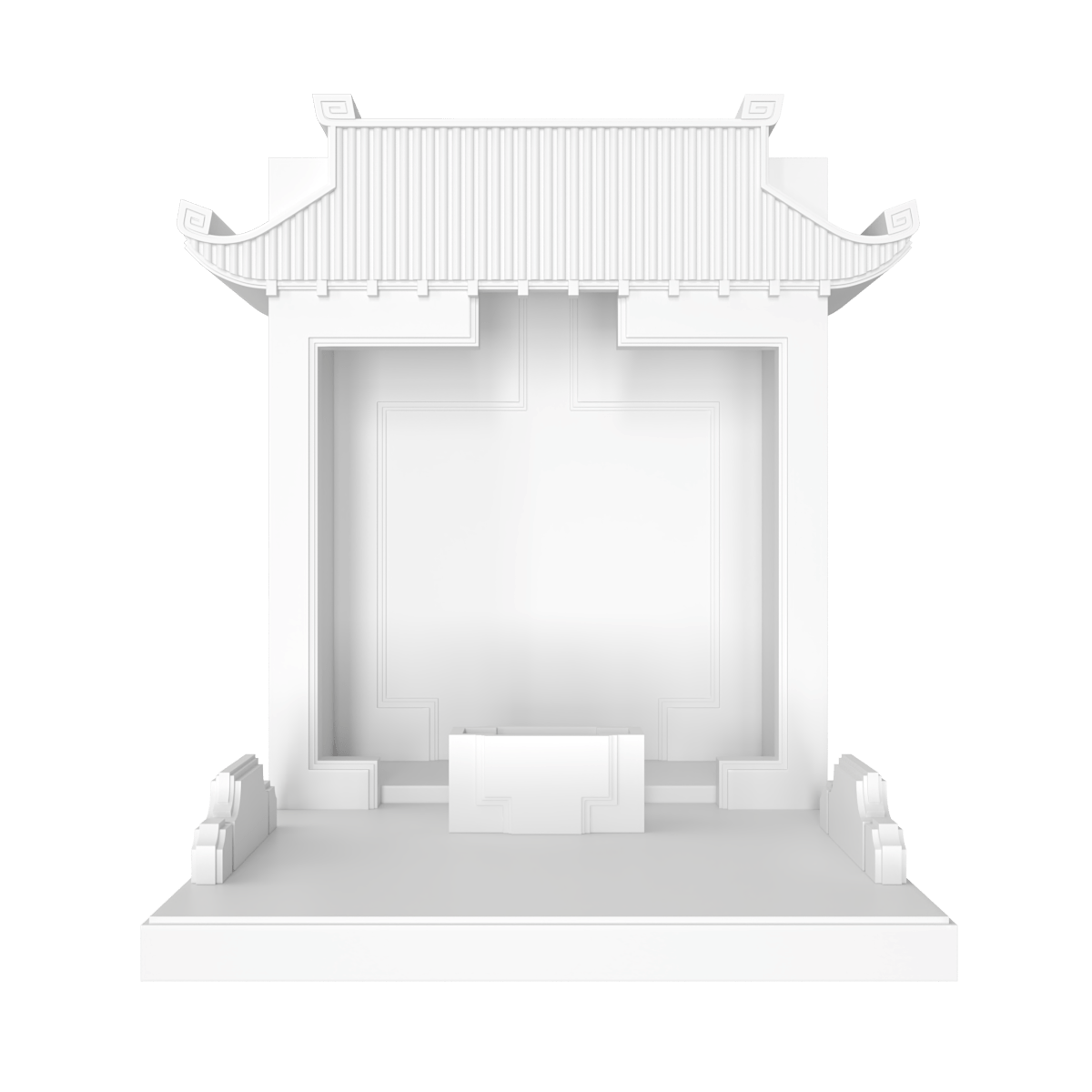 Bàn thờ mãn đường trắng tuyết