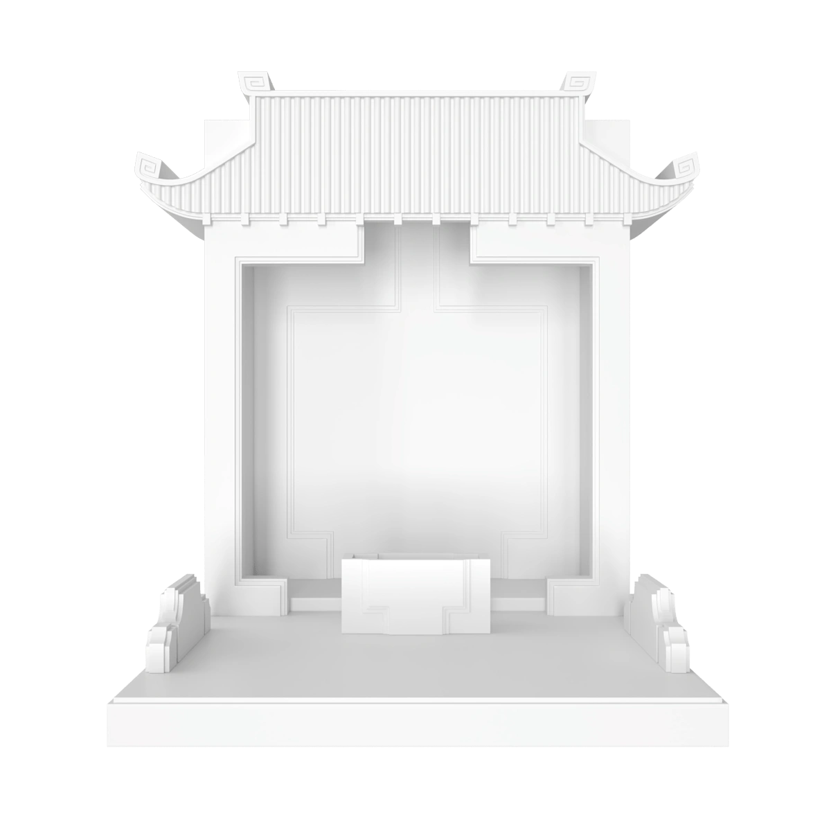 Bàn thờ mãn đường trắng tuyết