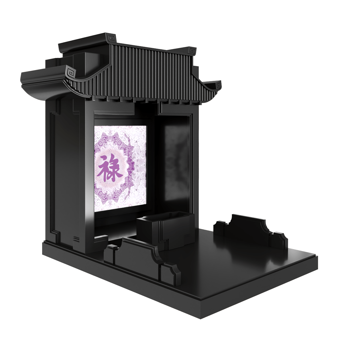 Bàn thờ mãn đường trúc chỉ đen huyền 1