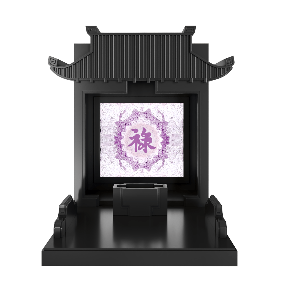 Bàn thờ mãn đường trúc chỉ đen huyền