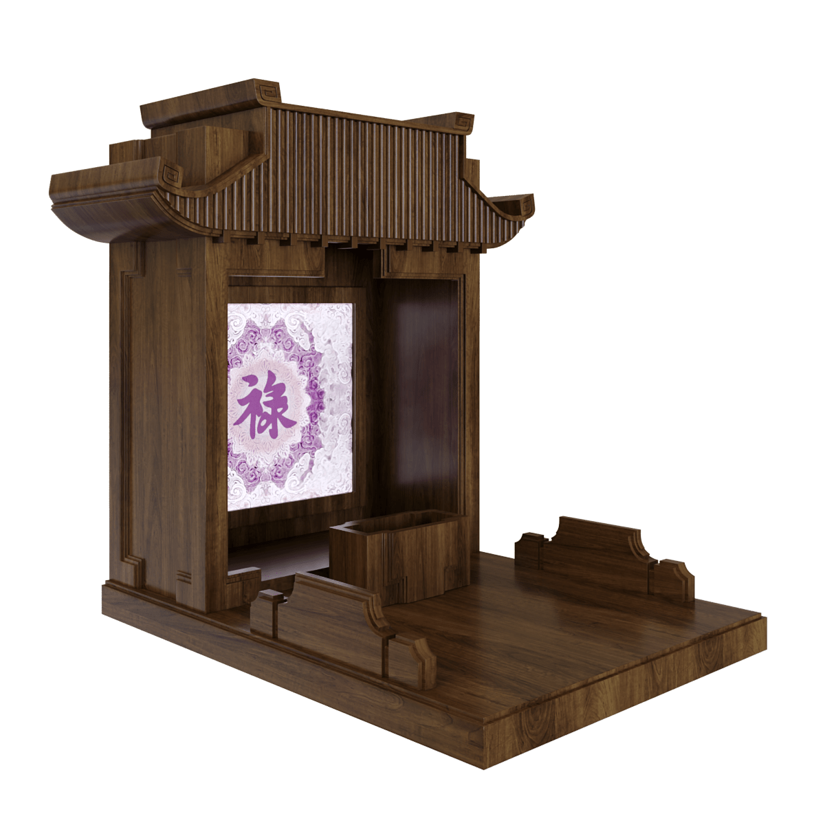 Bàn thờ mãn đường trúc chỉ nâu bách 1