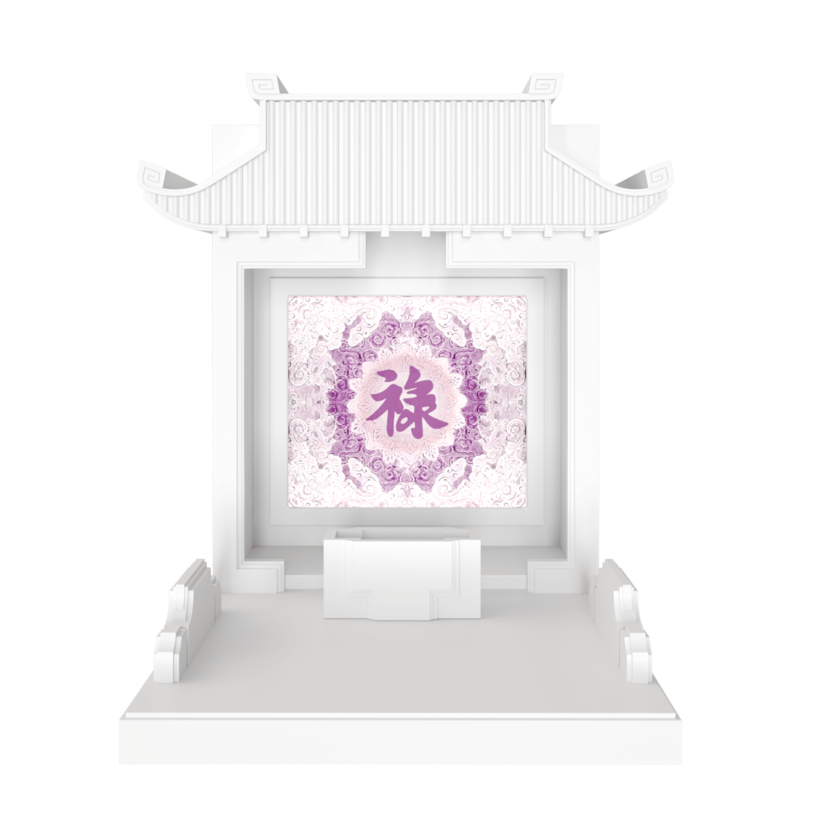 Bàn thờ mãn đường trúc chỉ trắng tuyết