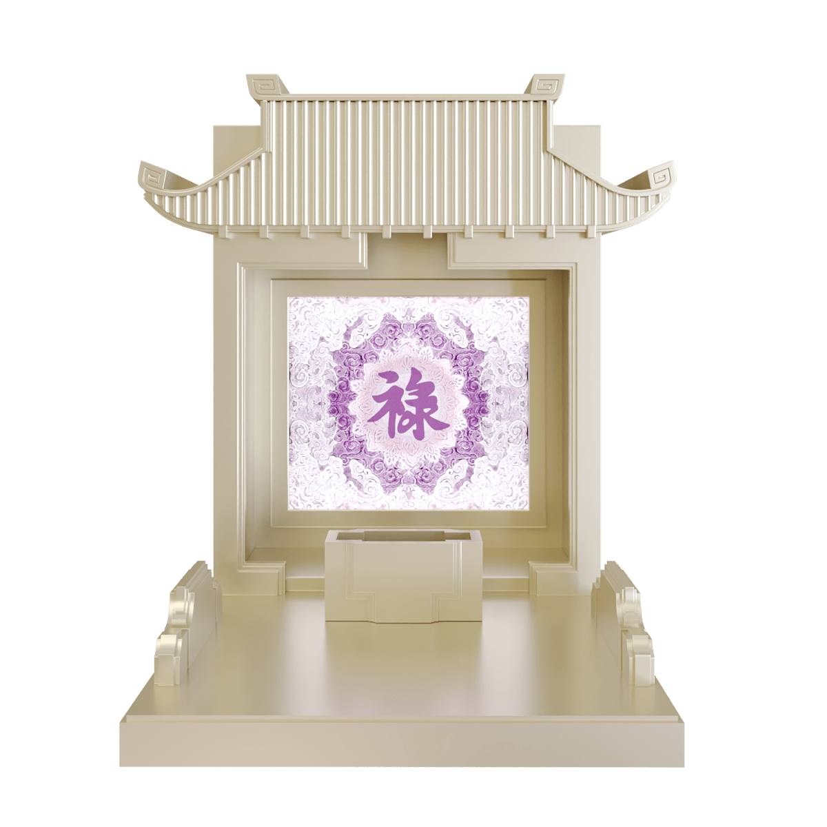 Bàn thờ mãn đường trúc chỉ vàng kim