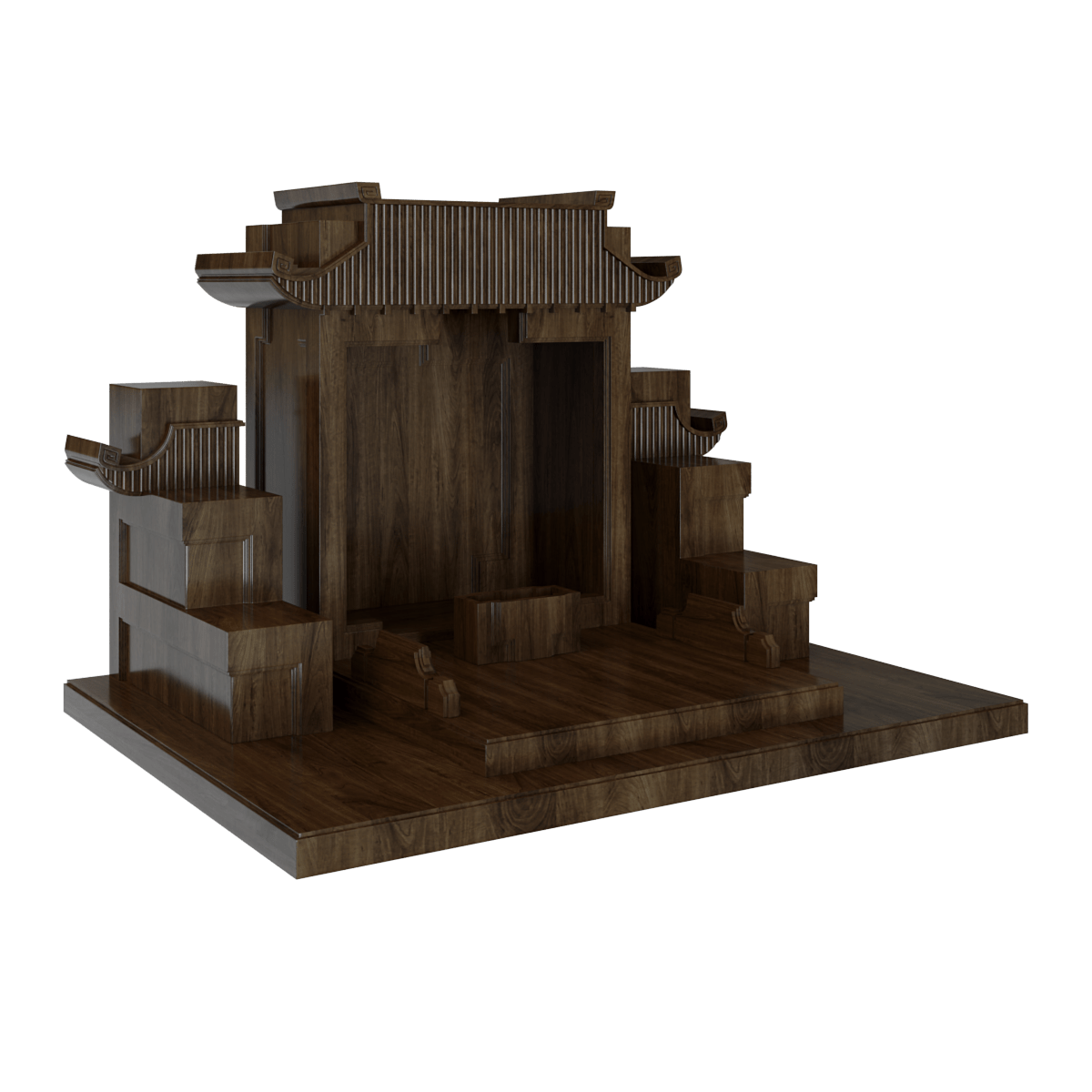 Bàn thờ tam cấp mãn đường nâu bách 1