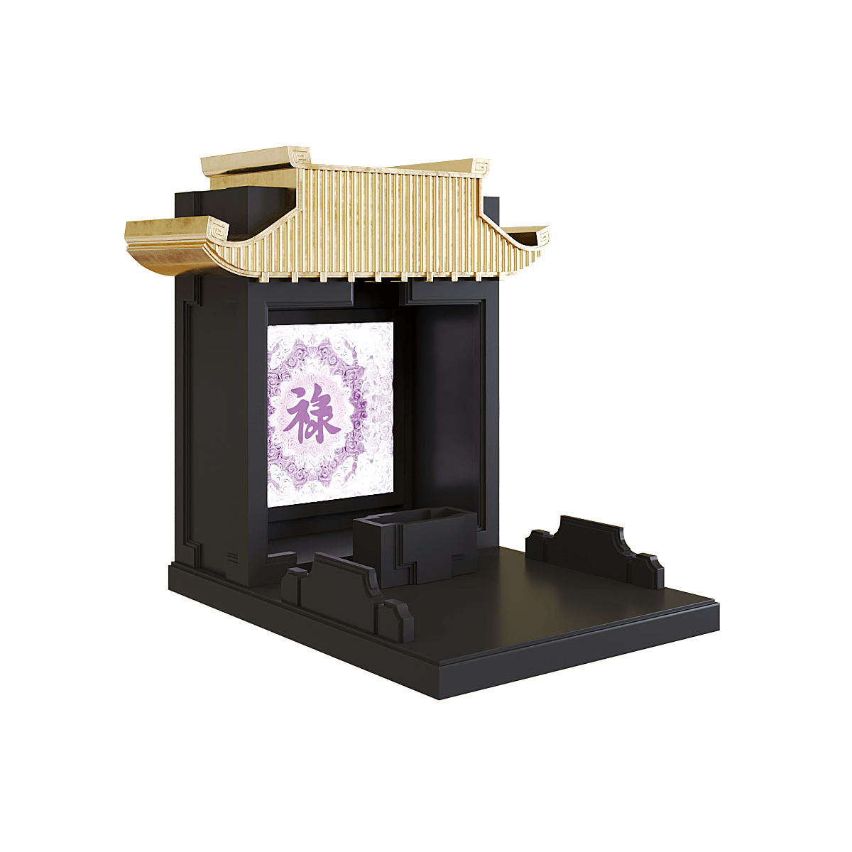 ban-tho-than-tai-dat-vang-man-duong-truc-chi-den-huyen-1 bàn thờ thần tài dát vàng mãn đường trúc chỉ đen huyền 1